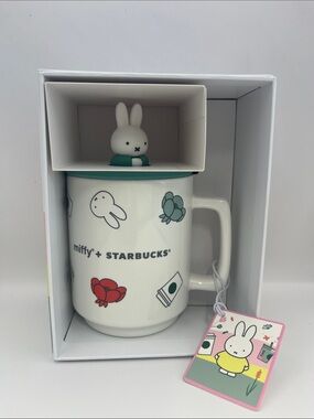 NWT Miffy + Starbucks New Collection Ceramic Mug 14 oz